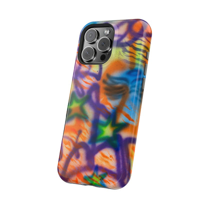 MagSafe "streetwear angel" airbrush iPhone case