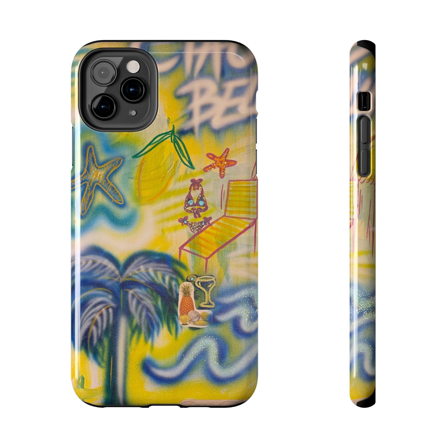 "ciao bella" airbrush iPhone case
