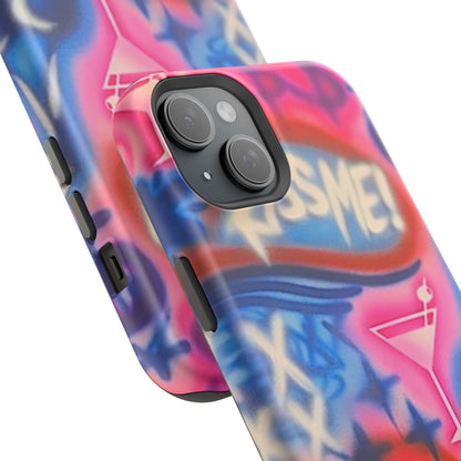 MagSafe "kiss me pt. 2" Airbrush iPhone Hülle