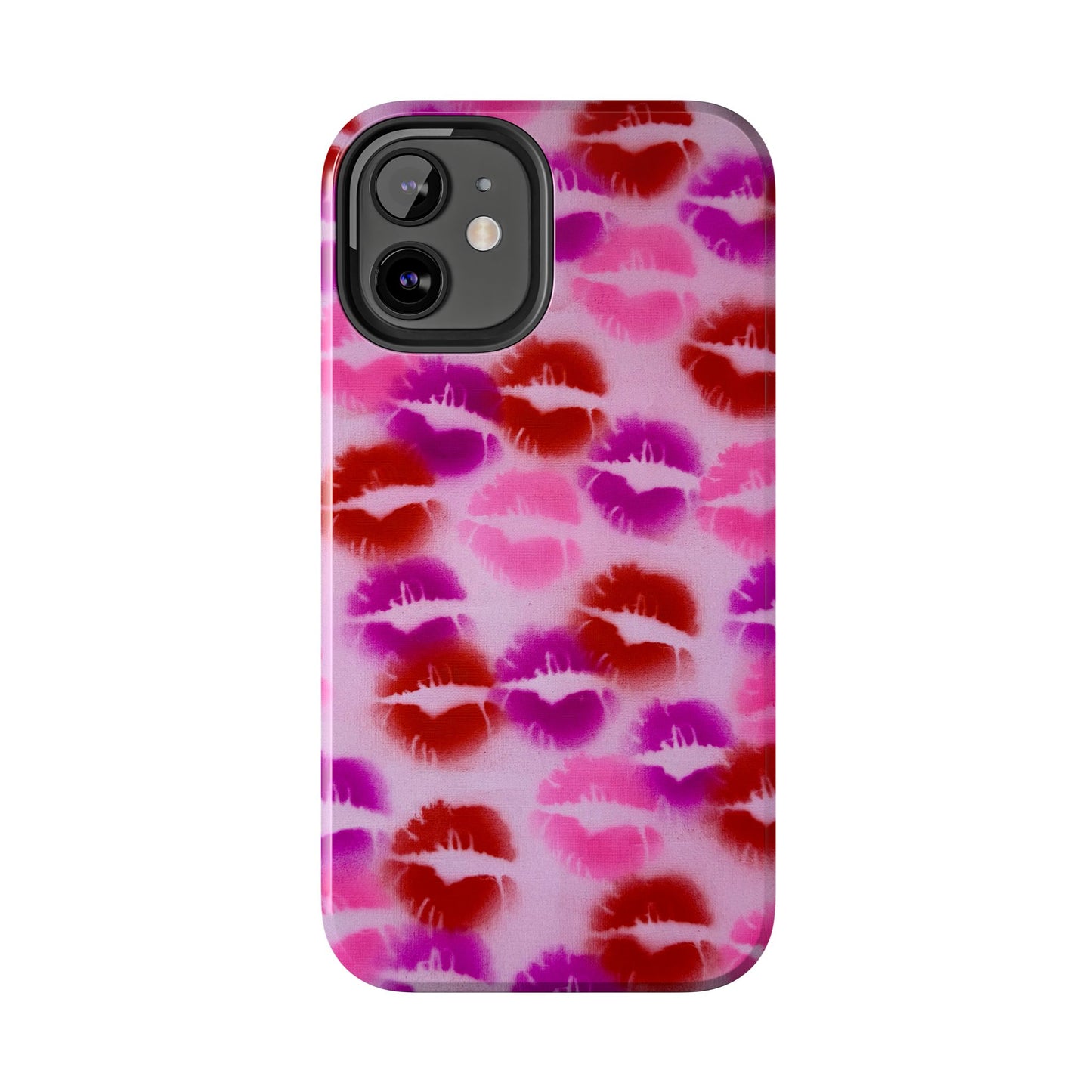 "mwah" airbrush iPhone case