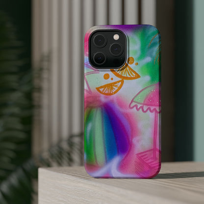 MagSafe "on the beach" airbrush iPhone case