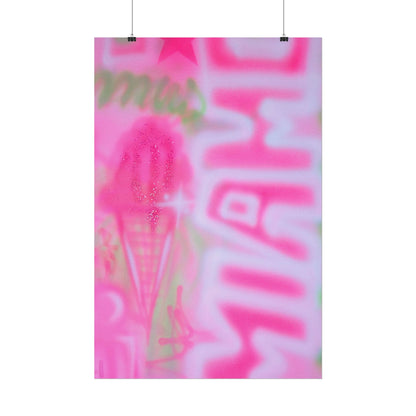 "sunset sorbet" airbrush rolled print