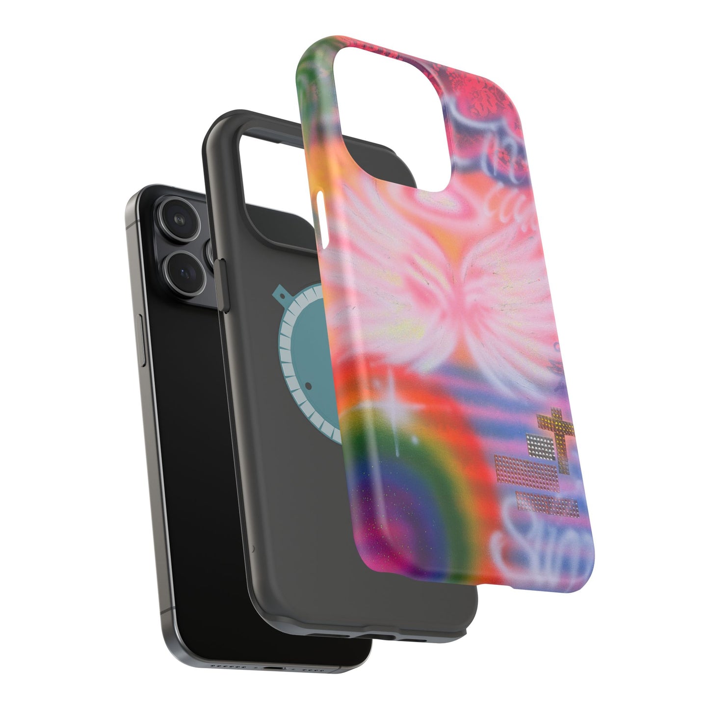 MagSafe "summer bliss" airbrush iPhone case
