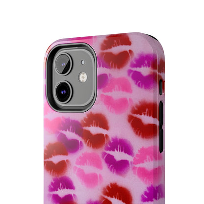 "mwah" airbrush iPhone case