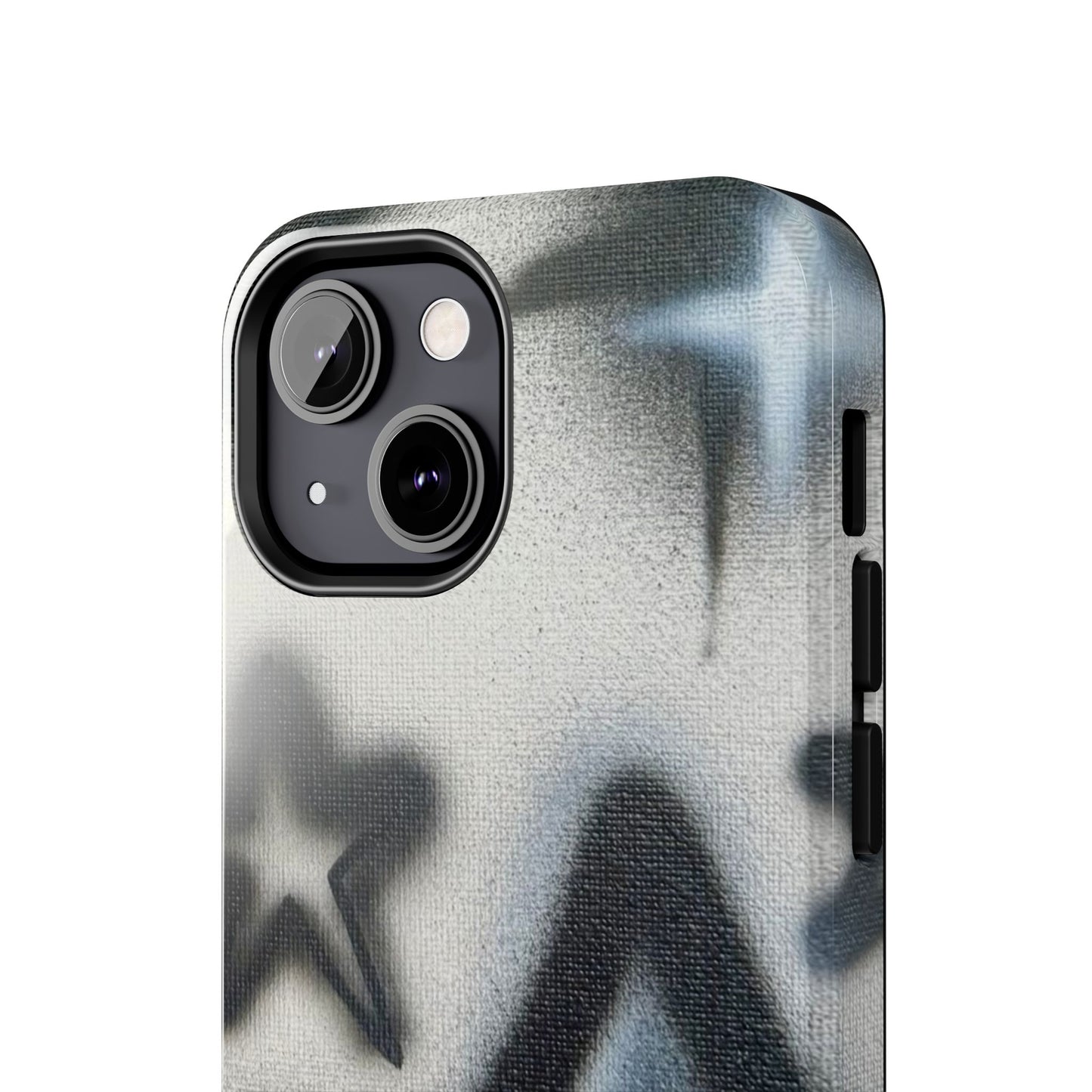 "black & white stars" airbrush iPhone case