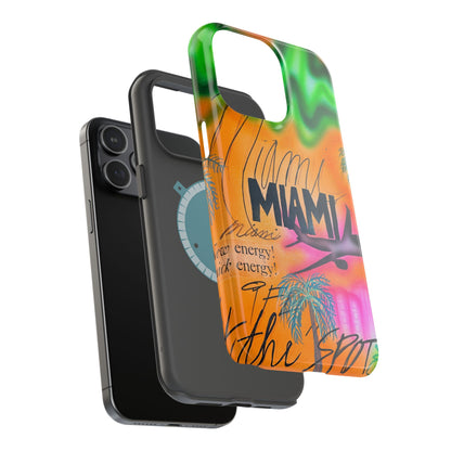 MagSafe "miami, fl" Airbrush iPhone Hülle