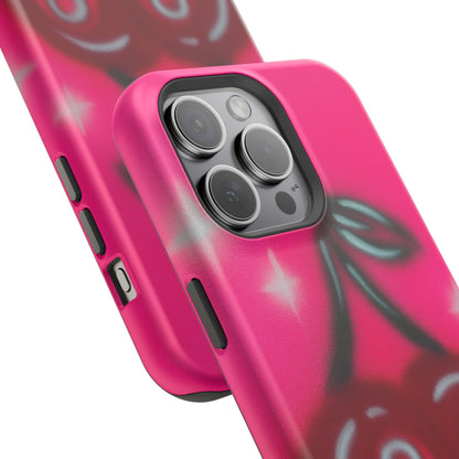 MagSafe "cherry 8ball" airbrush iPhone case