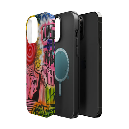 MagSafe „Lost in Paradise“ Airbrush-iPhone-Hülle