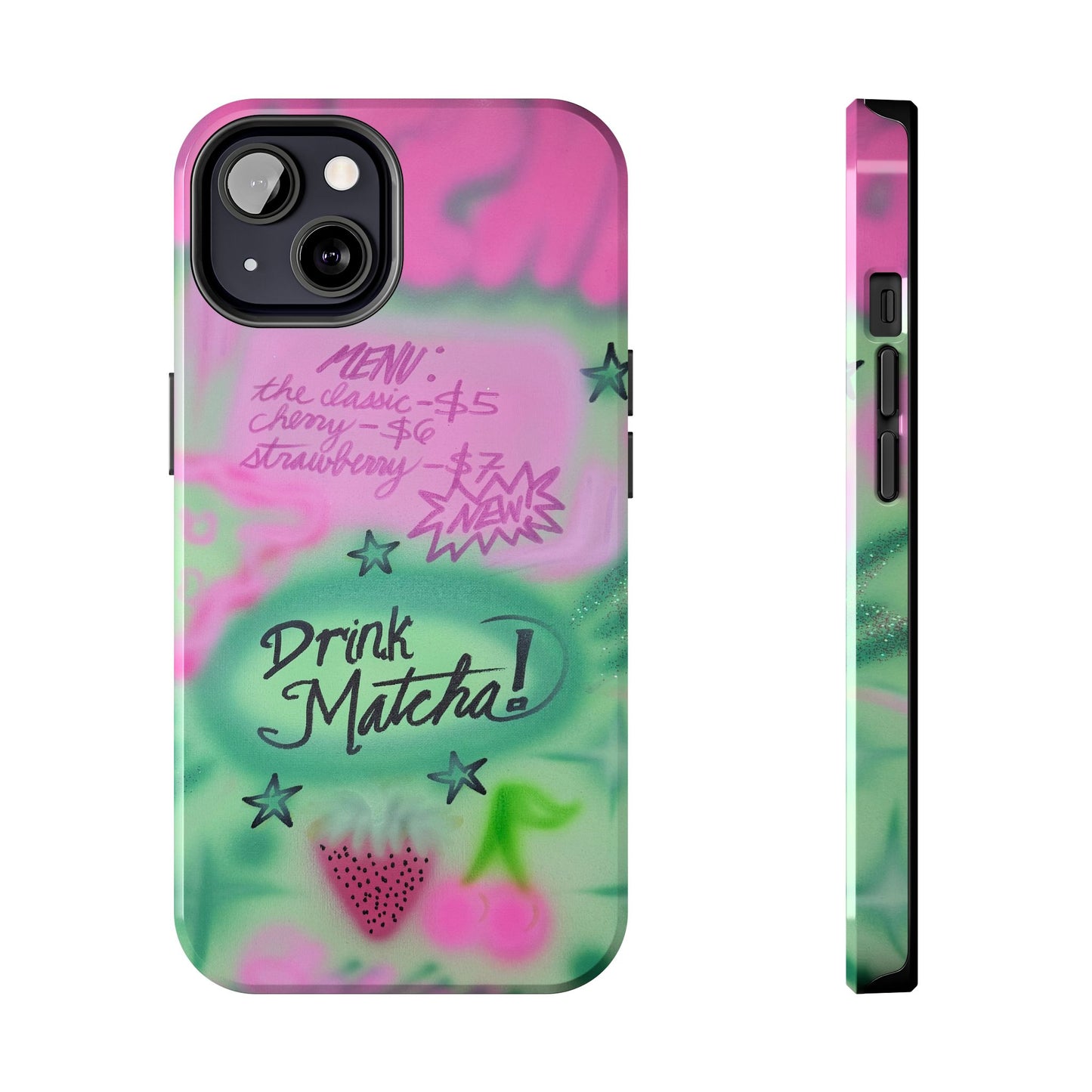 "matcha!" airbrush iPhone case