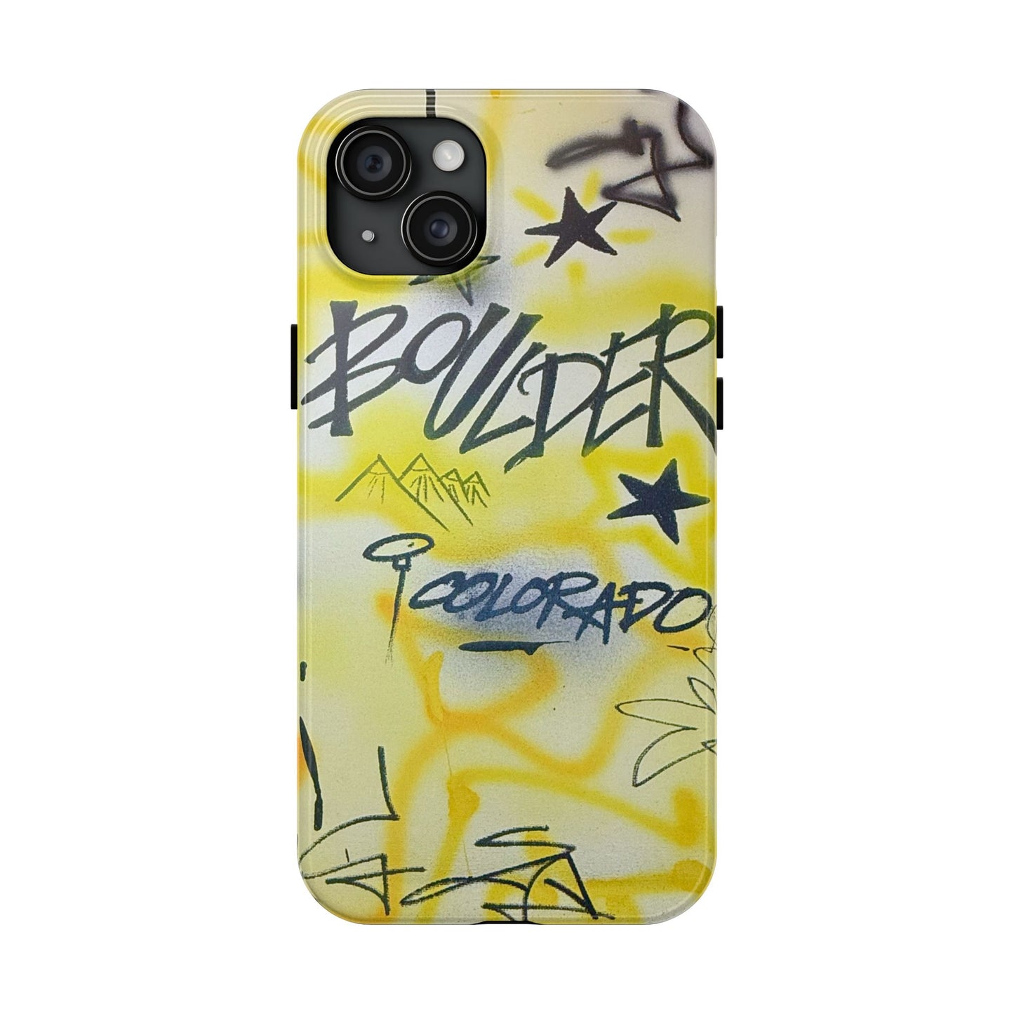 "boulder" airbrush iPhone case
