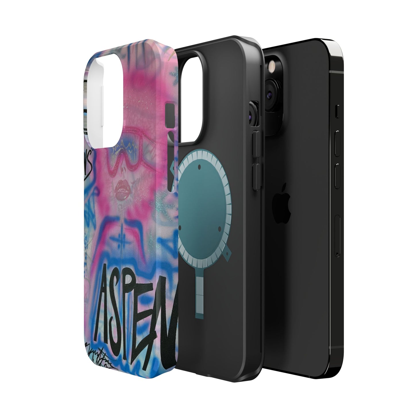 MagSafe "aspen aspirations" airbrush iPhone case