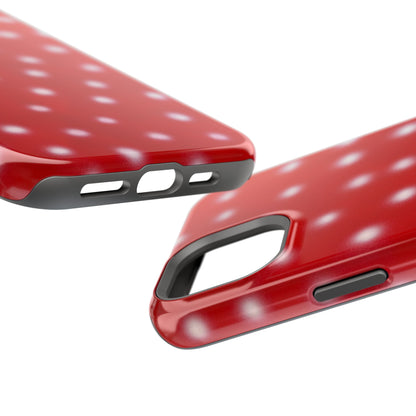 MagSafe "cherry crush polka dot" airbrush iPhone case