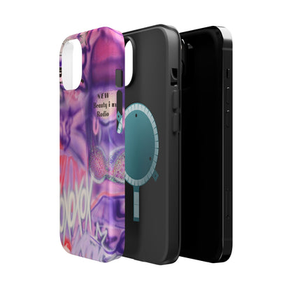 MagSafe "mic check" airbrush iPhone case