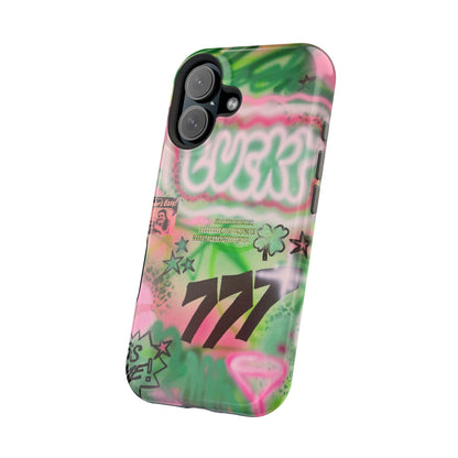 MagSafe "so lucky" airbrush iPhone case