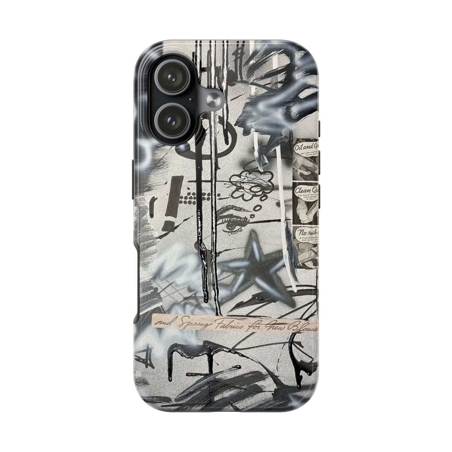 "monochrome mood" airbrush iPhone case