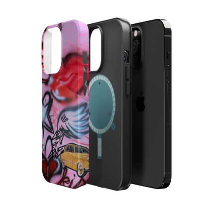 MagSafe "lust or love" airbrush iPhone case