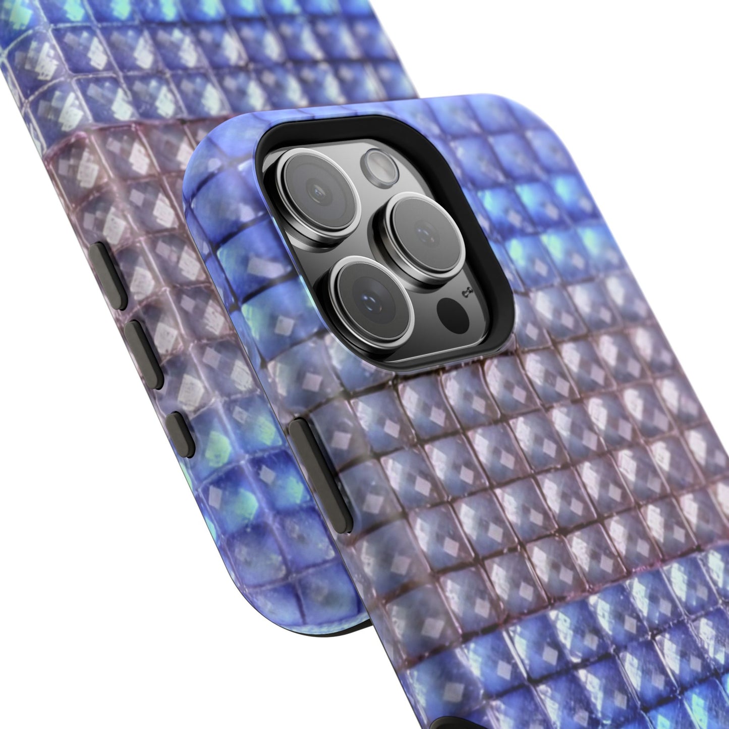 MagSafe "blue studs" airbrush iPhone case