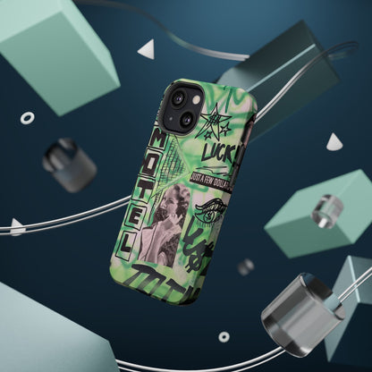 MagSafe "lust over luck" airbrush iPhone case