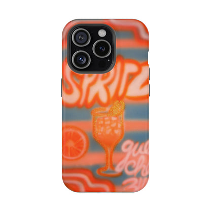 MagSafe "aperol spritz pt. 2" airbrush iPhone case