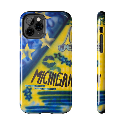 "ann arbor, michigan" airbrush iPhone case