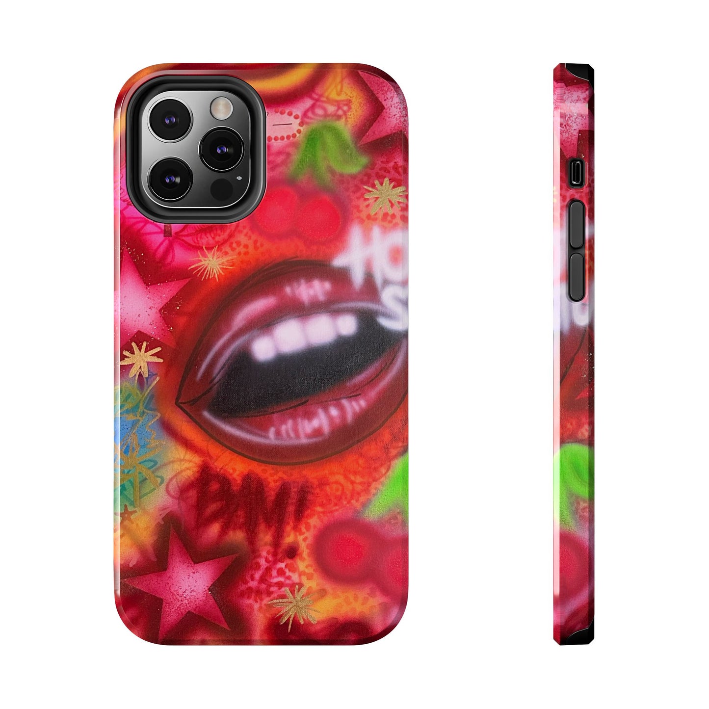 "hot stuff" airbrush iPhone case