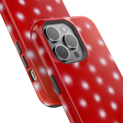 MagSafe "cherry crush polka dot" airbrush iPhone case