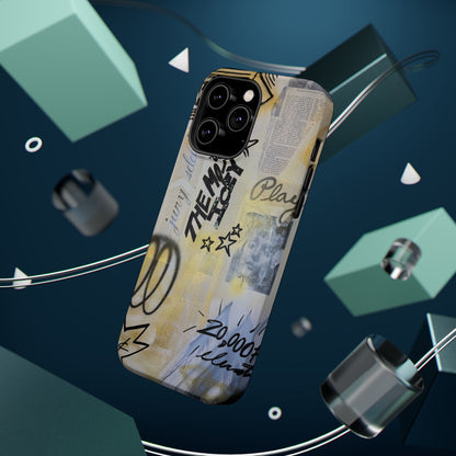 MagSafe "golden glacier" airbrush iPhone case