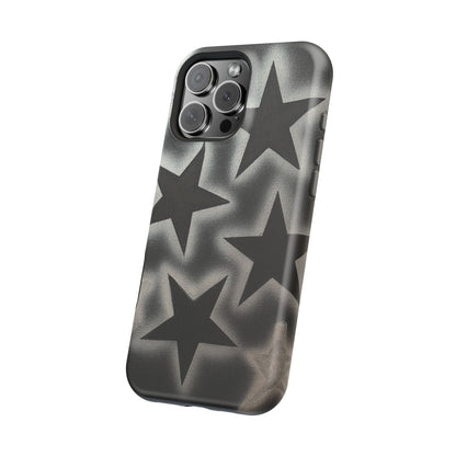 MagSafe "chrome stars" airbrush iPhone case