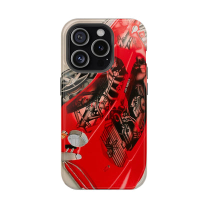 MagSafe "Cobra Phantom" Airbrush iPhone Hülle
