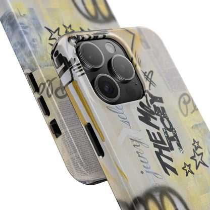 "golden glacier" airbrush iPhone case
