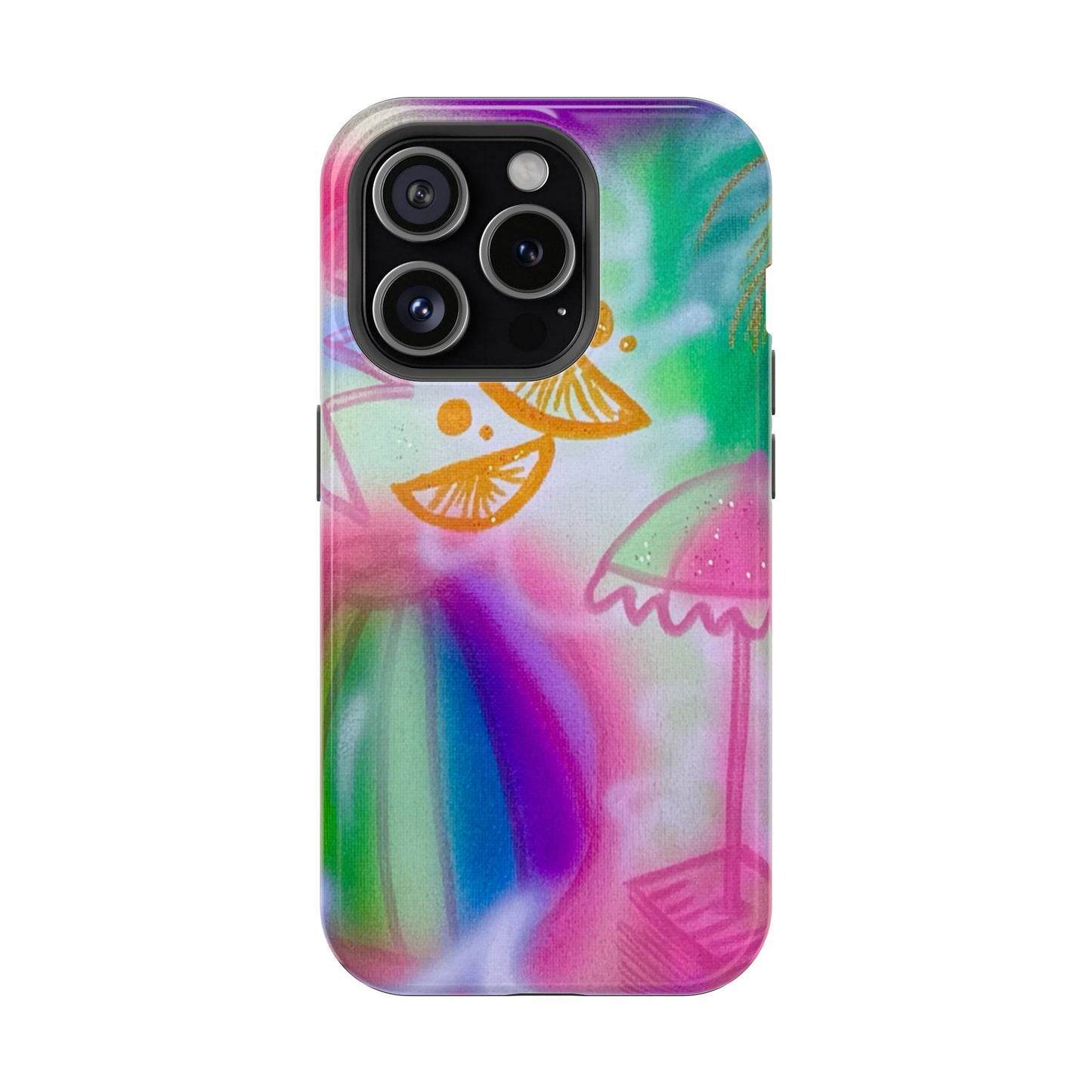 MagSafe "on the beach" airbrush iPhone case