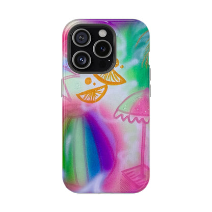MagSafe "on the beach" airbrush iPhone case