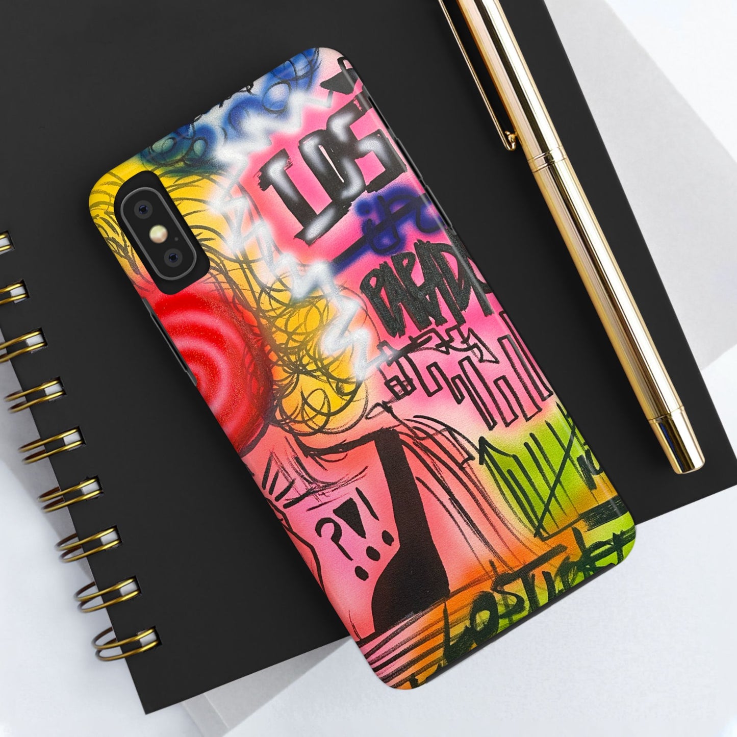 "lost in paradise" airbrush iPhone case