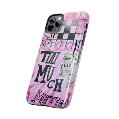 "too much motion" airbrush iPhone case