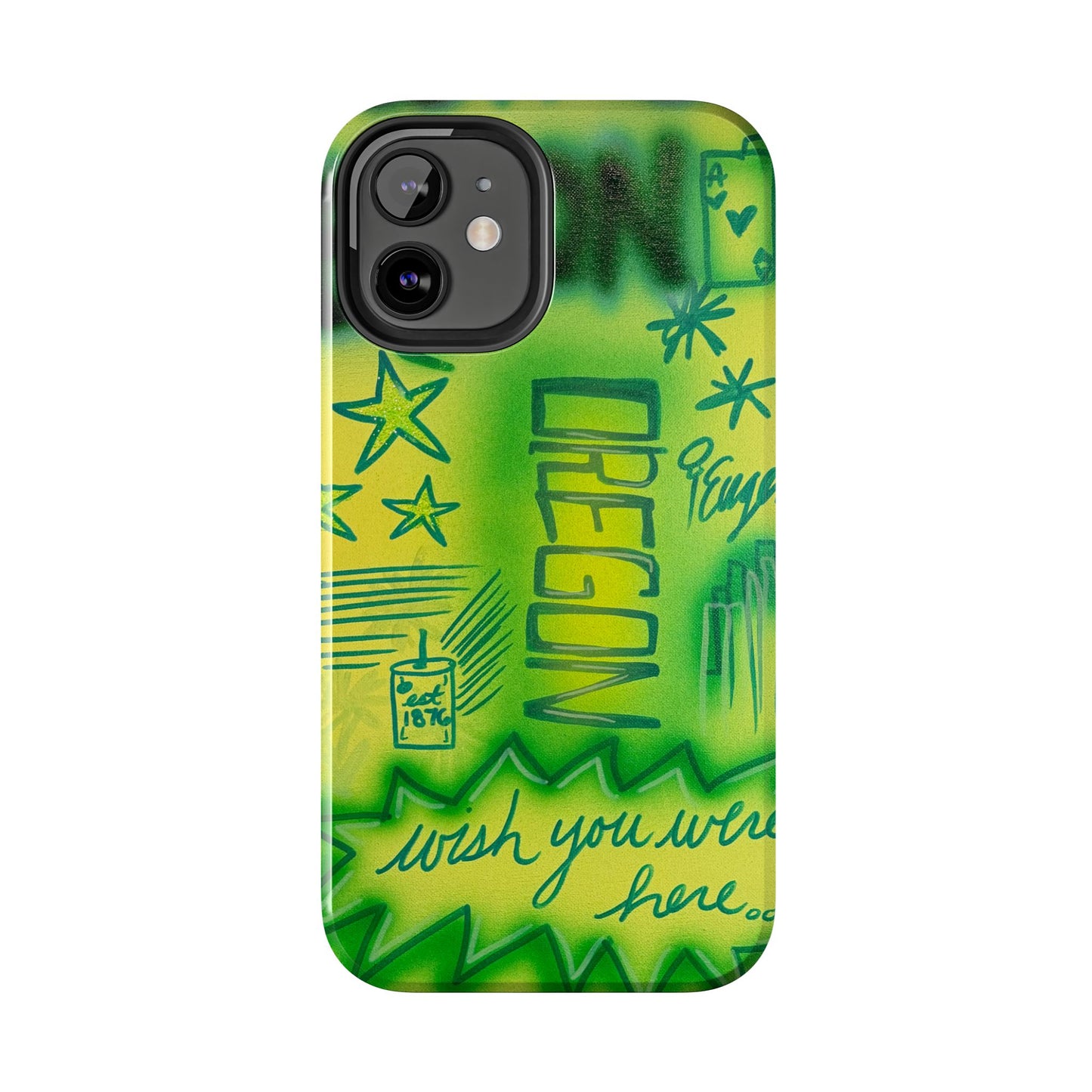 "oregon" airbrush iPhone case
