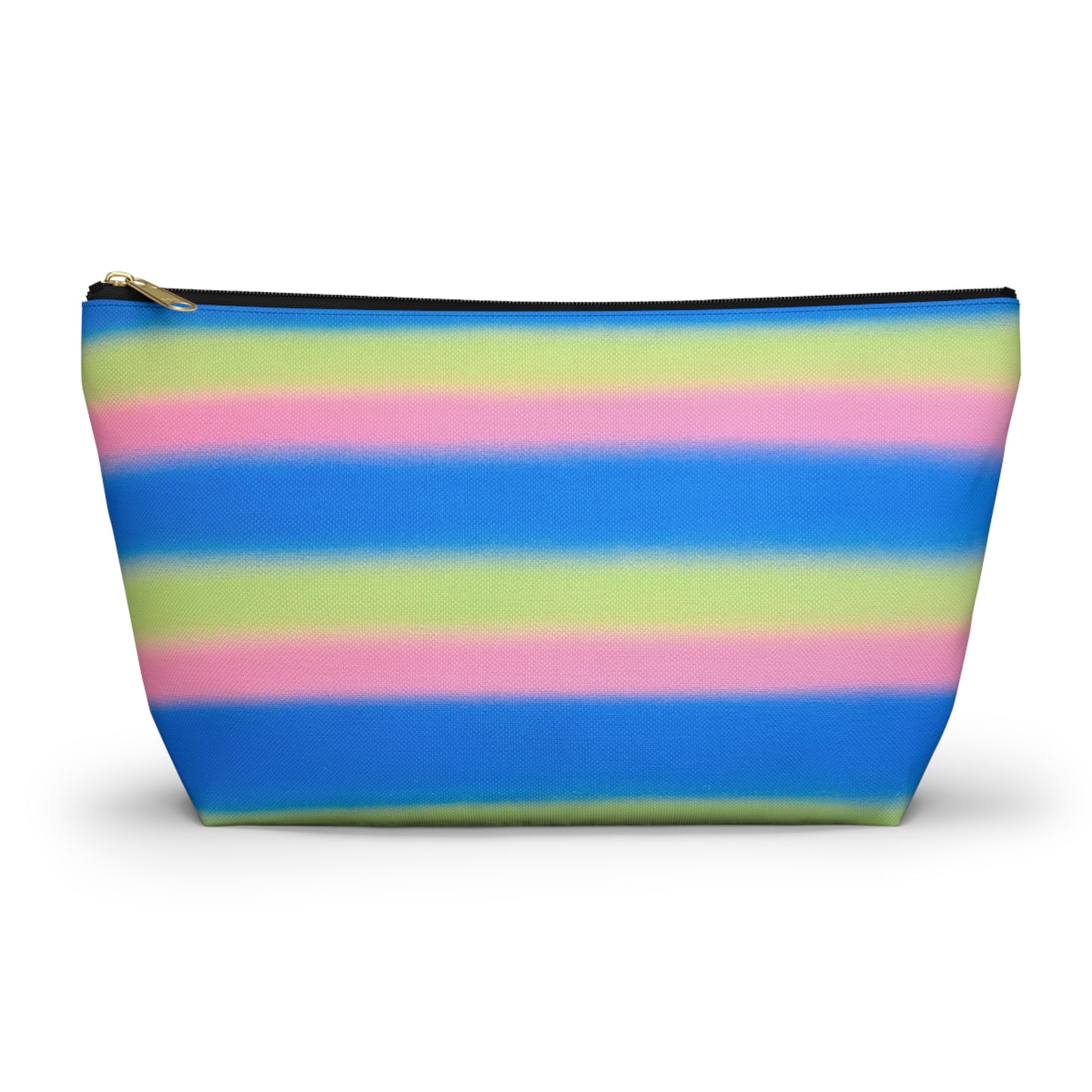 "sherbet stripes" airbrush makeup pouch