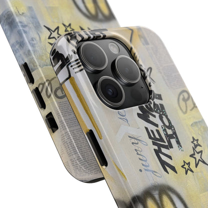 "golden glacier" airbrush iPhone case