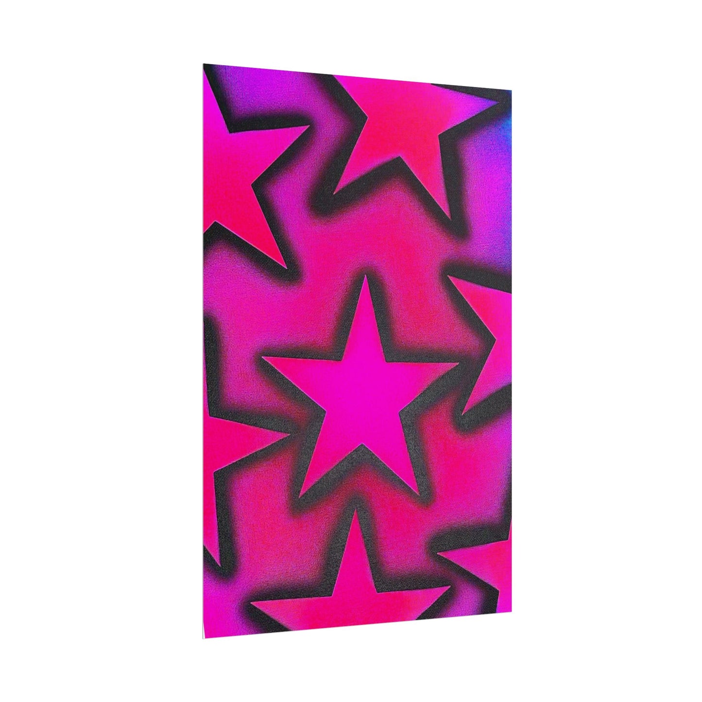 "UR A STAR! pt. 2" airbrush rolled print