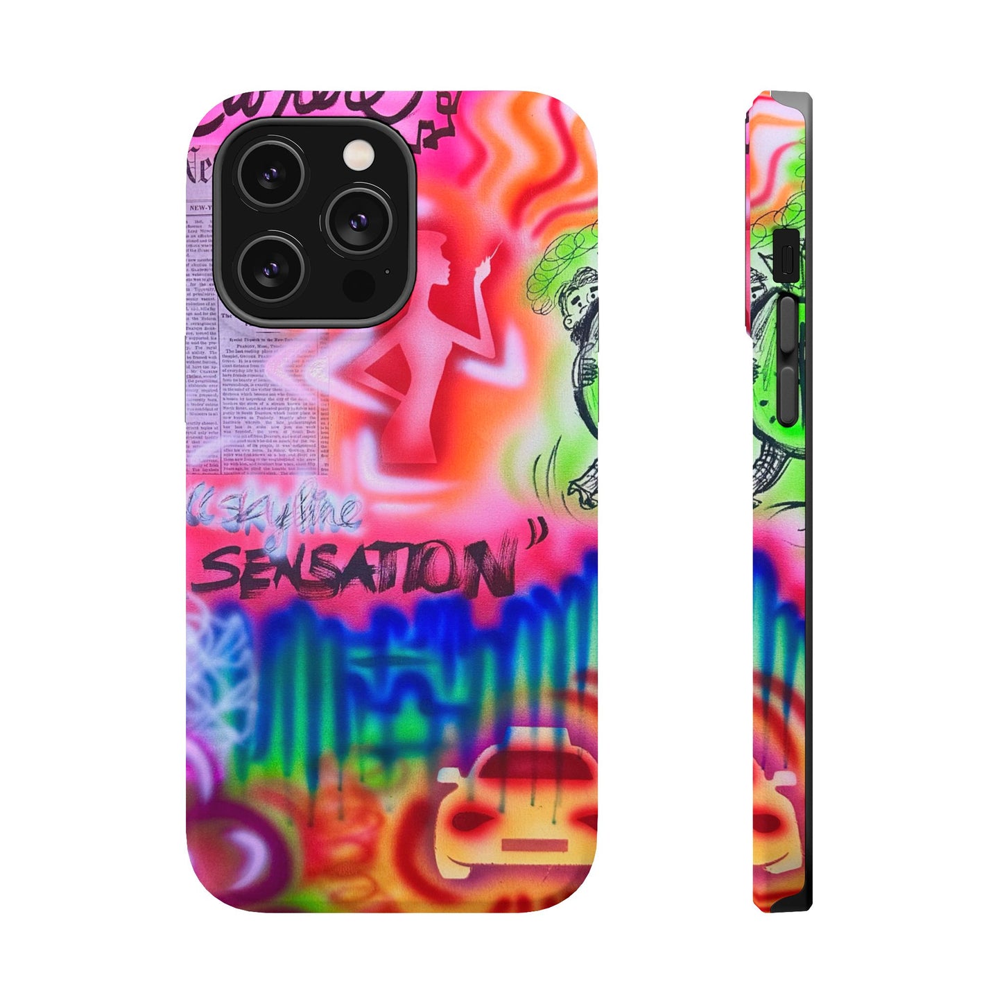 MagSafe "skyline sensation" airbrush iPhone case