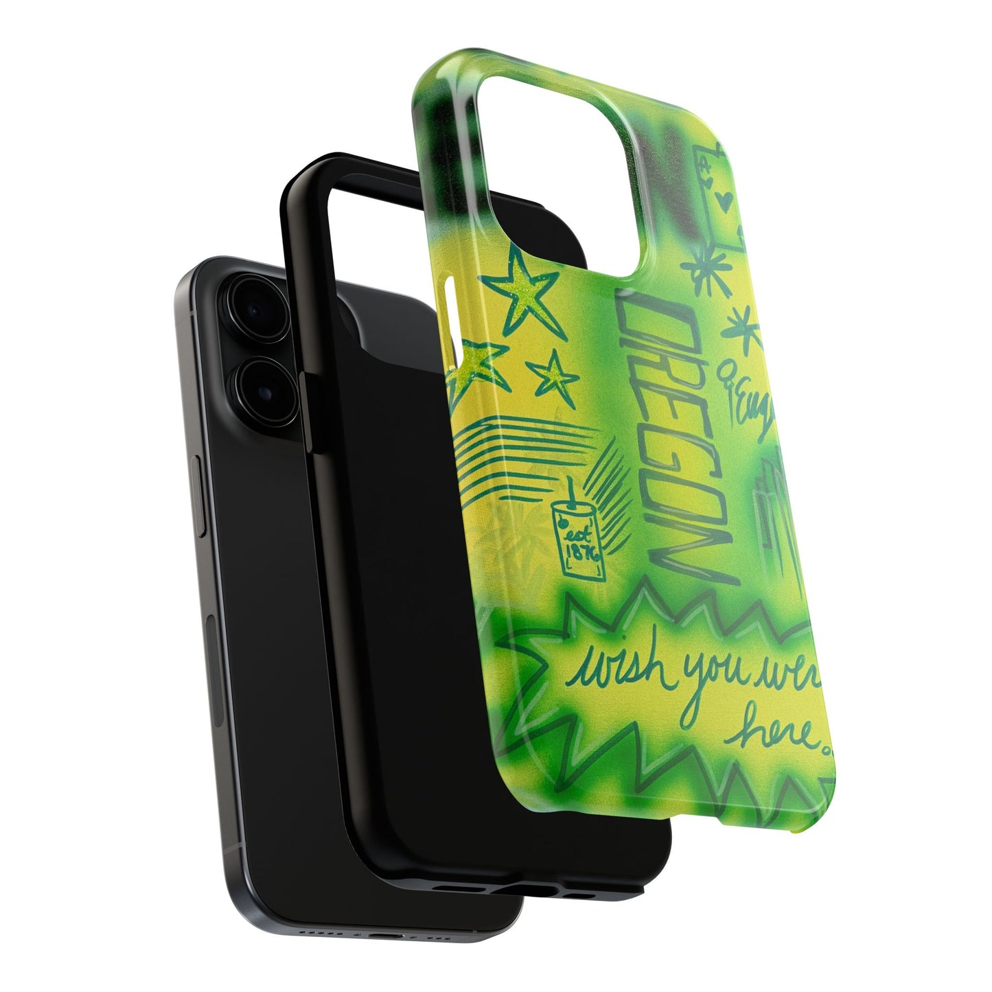 "oregon" airbrush iPhone case