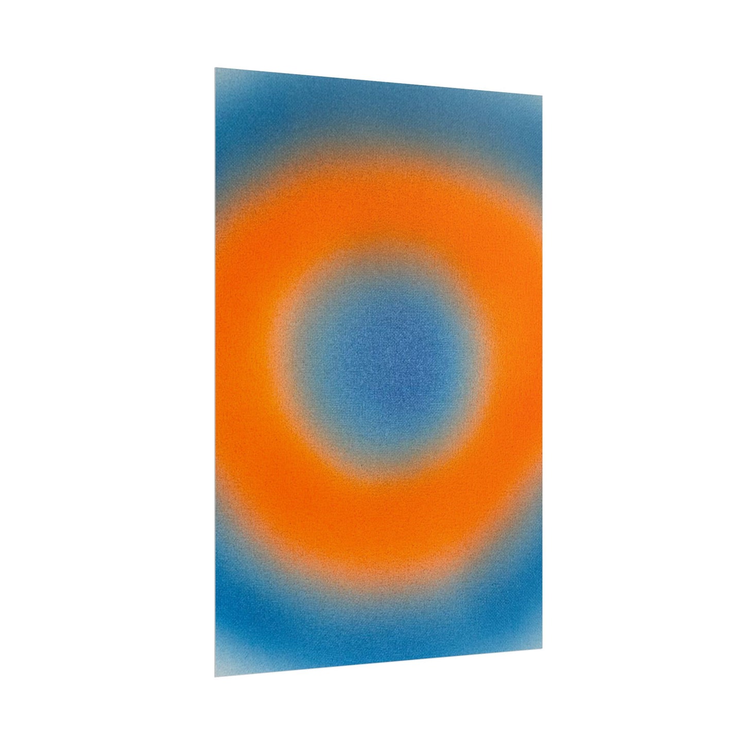 "citrus sky" airbrush rolled print