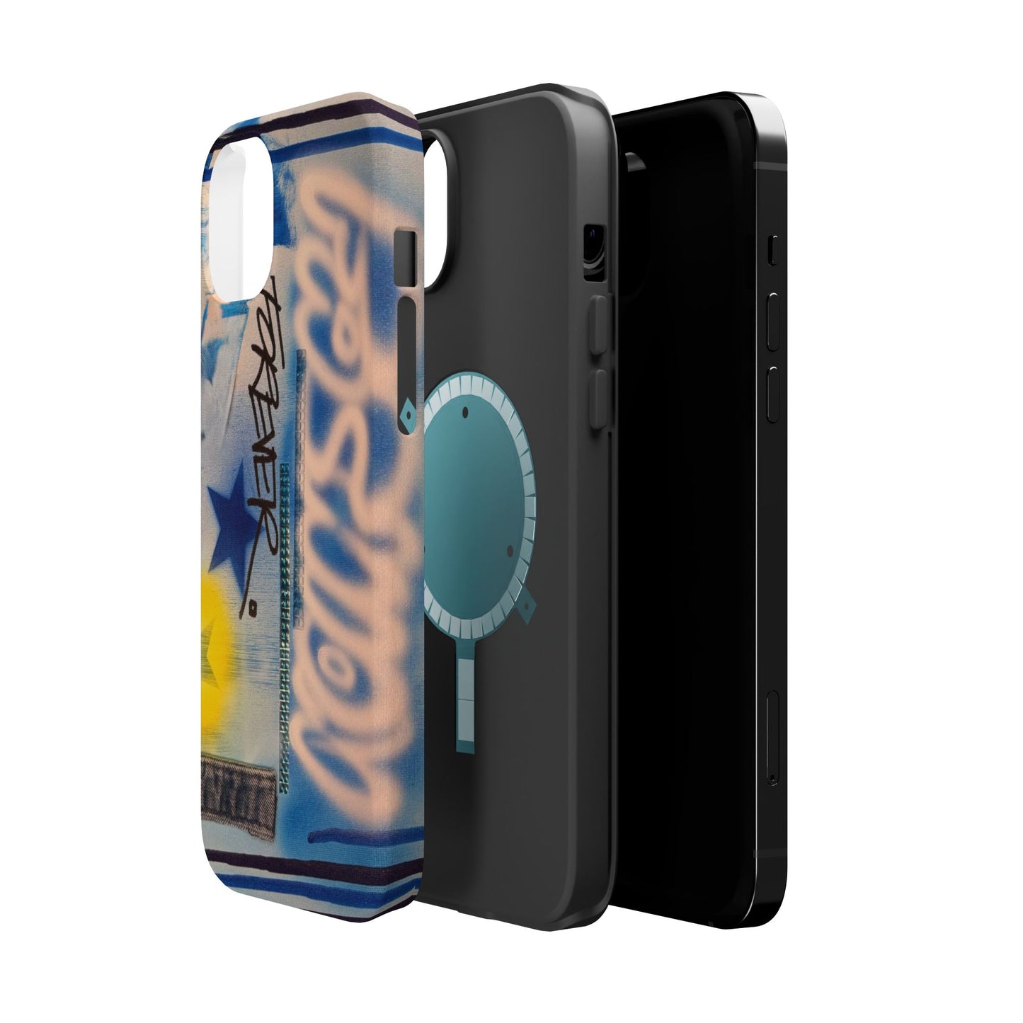 MagSafe "fashion forever" airbrush iPhone case