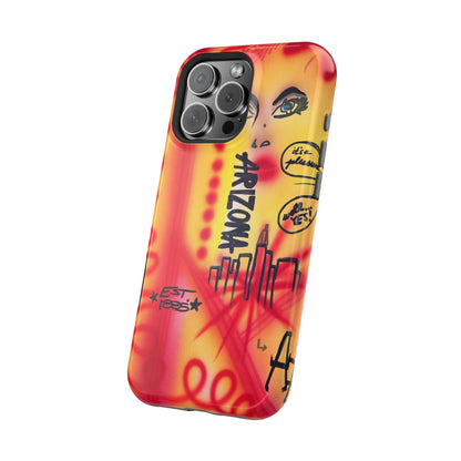 MagSafe "tempe, az" airbrush iPhone case