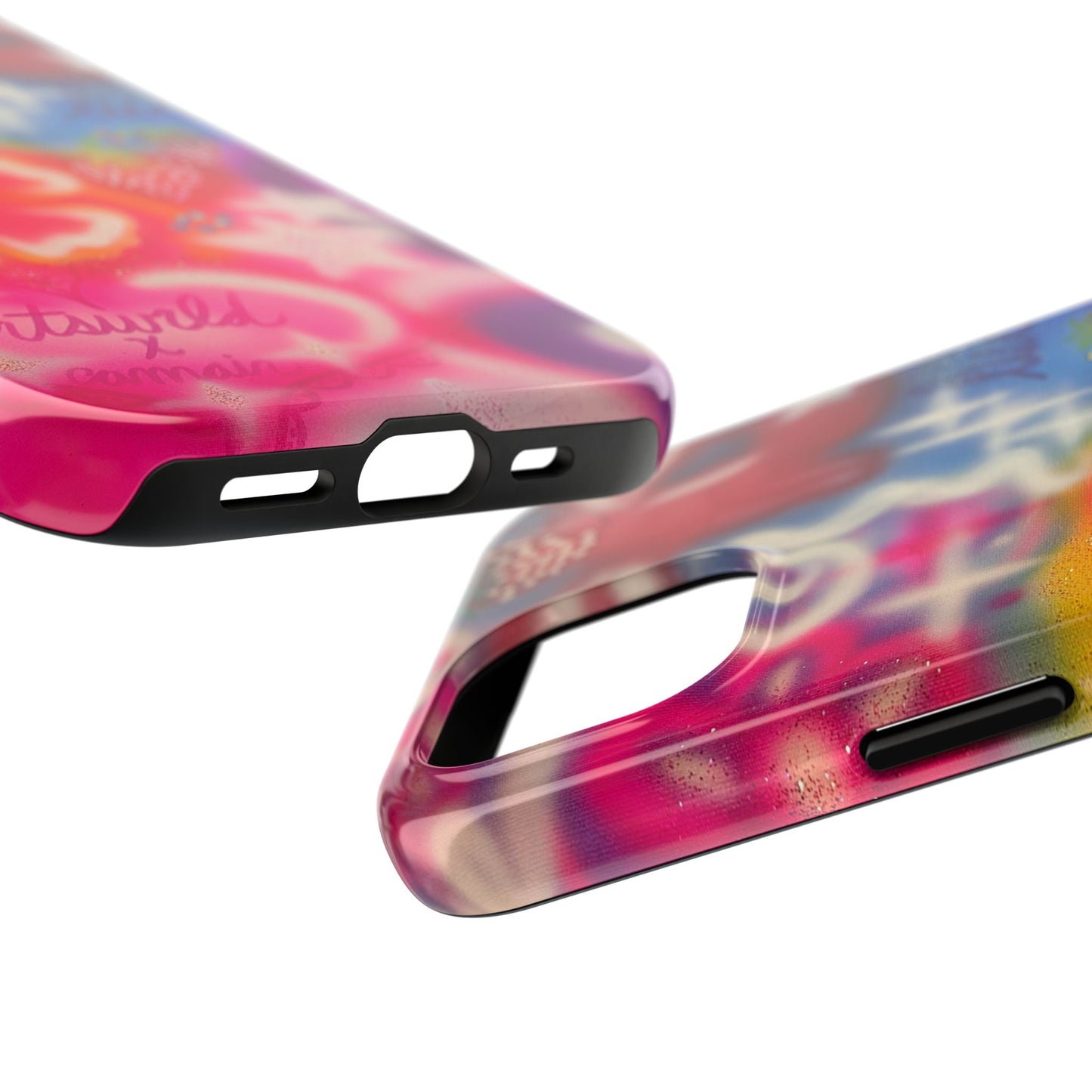 "luck and luv" airbrush iPhone case
