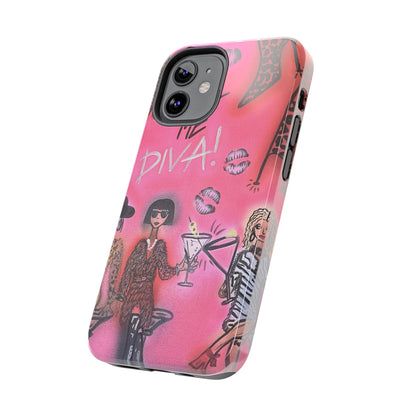 "party diva" airbrush iPhone case