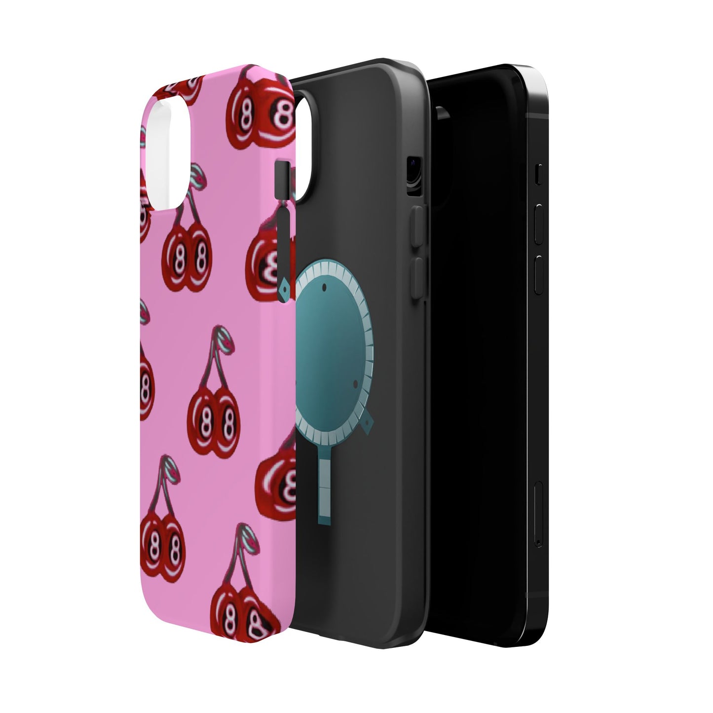 MagSafe "cami cherry pink" Airbrush iPhone Hülle