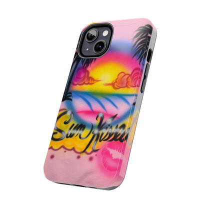 "sunkissed" airbrush iPhone case
