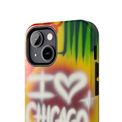 "chicago" airbrush iPhone case