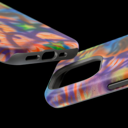 MagSafe "streetwear angel" airbrush iPhone case