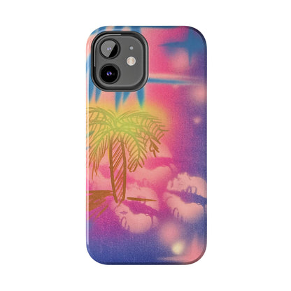"glowy night" airbrush iPhone case